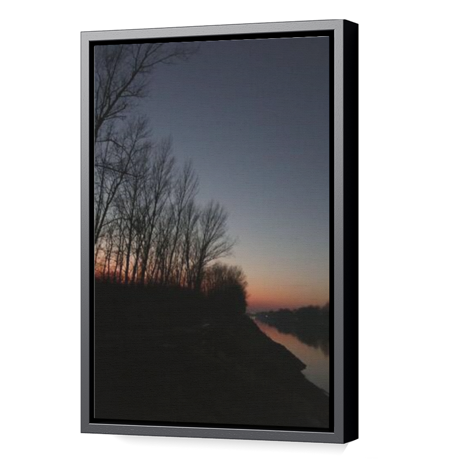 Thumbnail for Canvas - Black Floating Frame