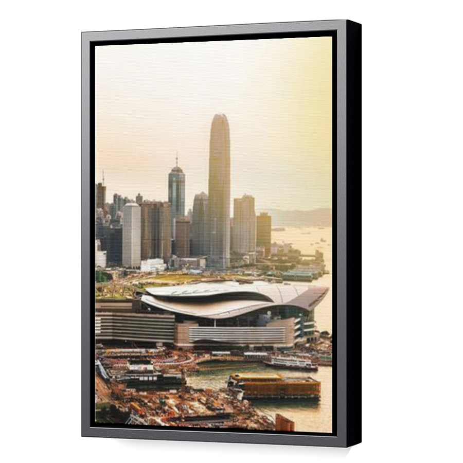 Thumbnail for Canvas - Black Floating Frame