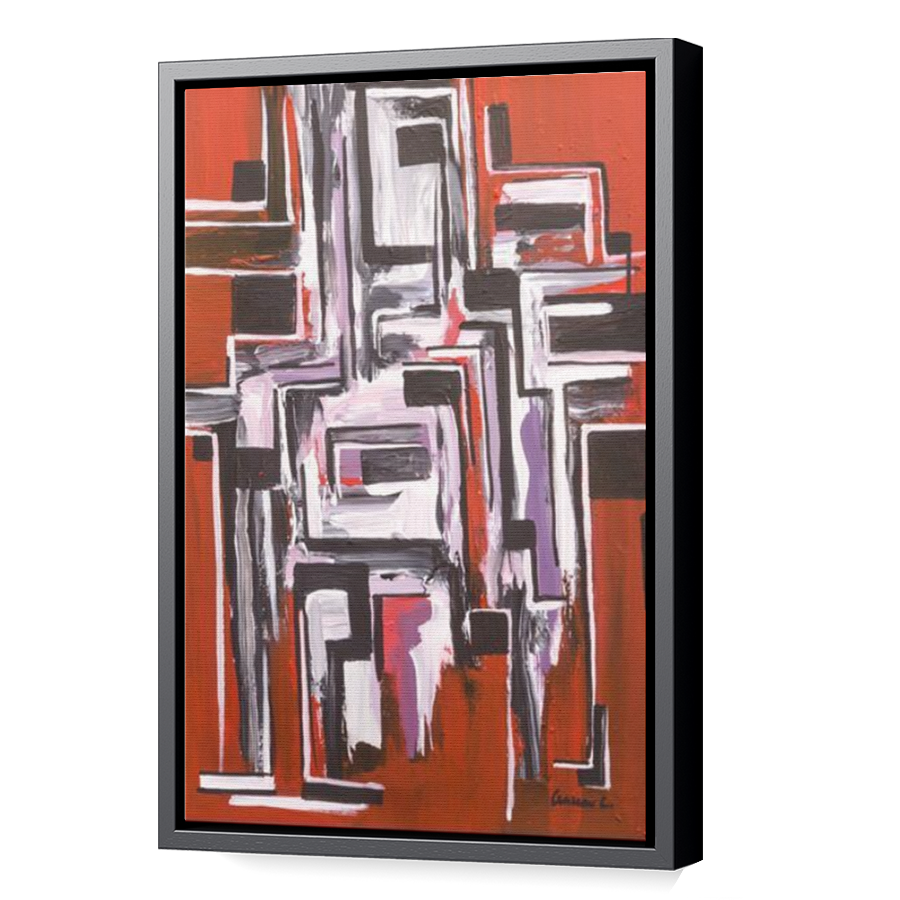 Thumbnail for Canvas - Black Floating Frame