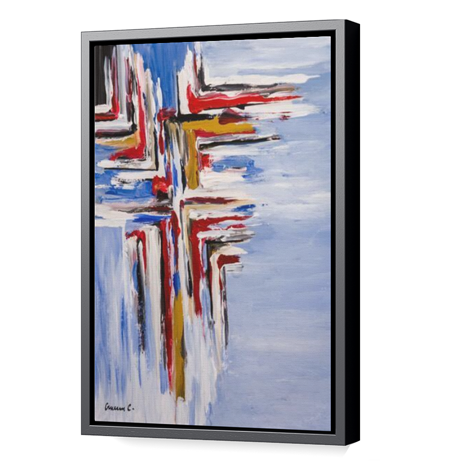 Thumbnail for Canvas - Black Floating Frame