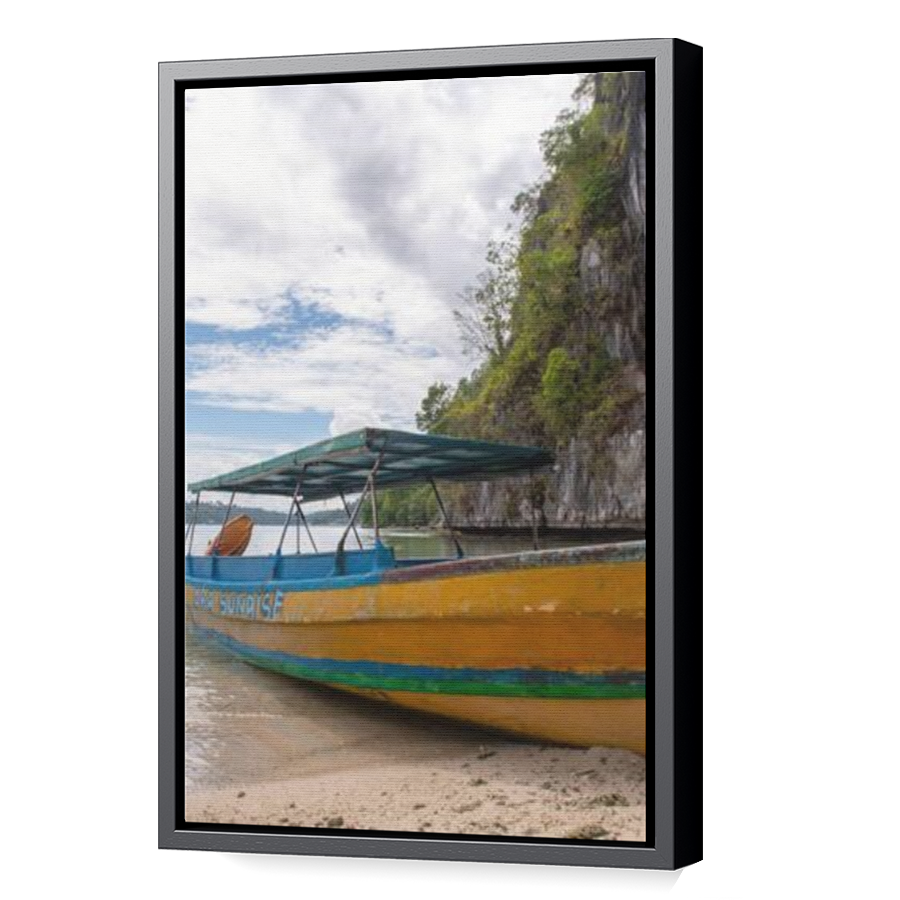 Thumbnail for Canvas - Black Floating Frame