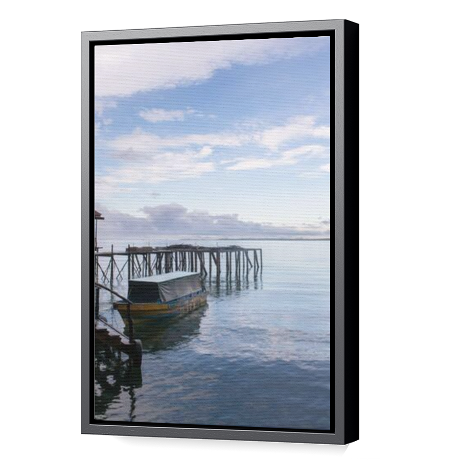 Thumbnail for Canvas - Black Floating Frame
