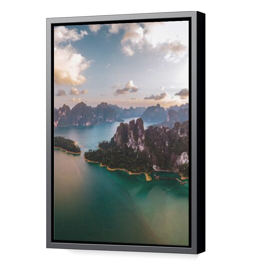 Thumbnail for Canvas - Black Floating Frame