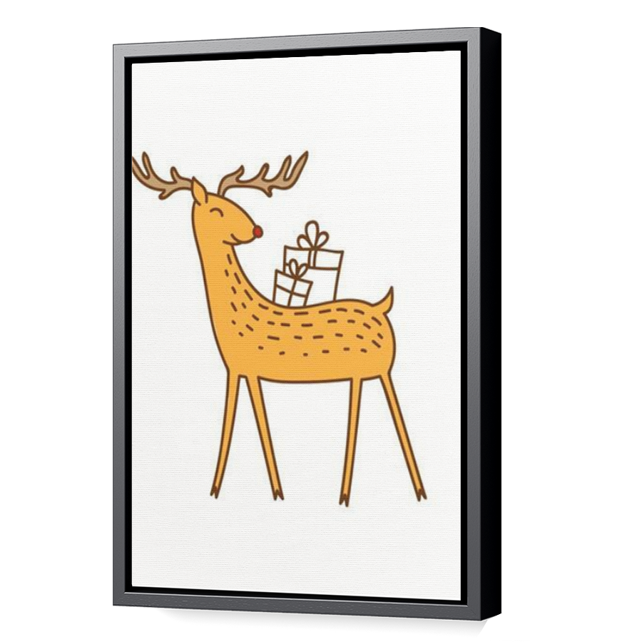 Thumbnail for Canvas - Black Floating Frame
