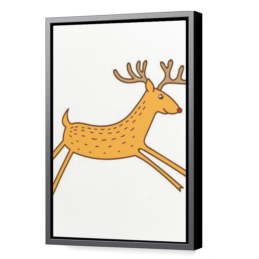 Thumbnail for Canvas - Black Floating Frame