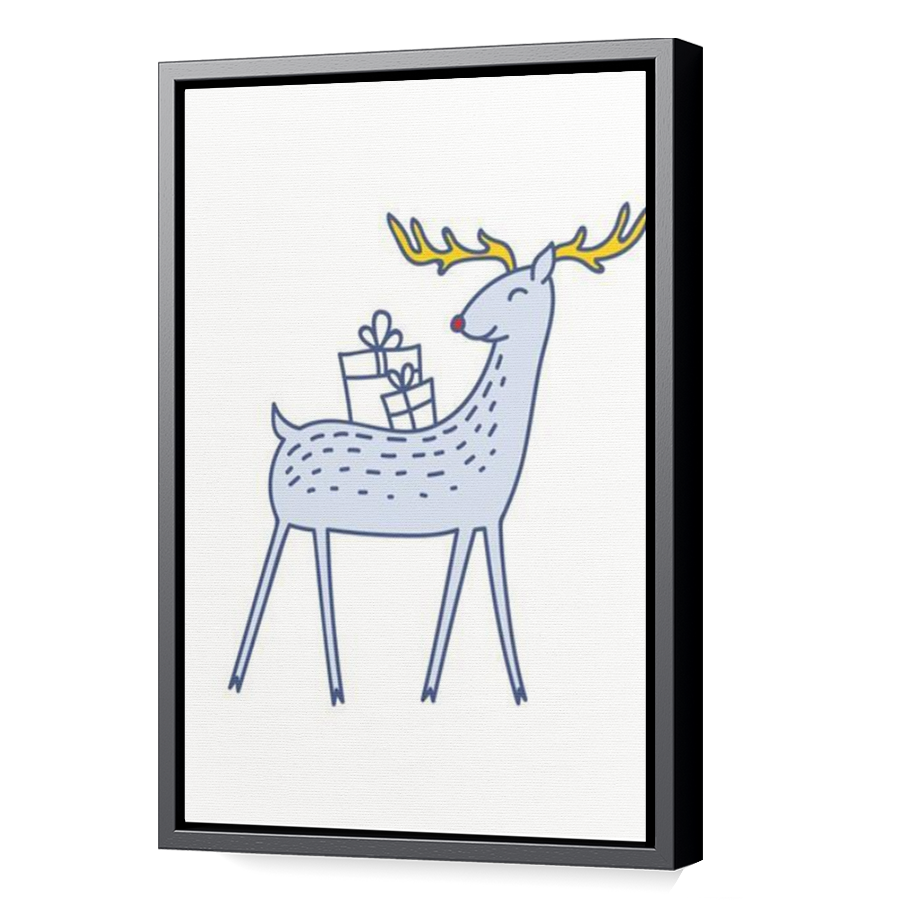 Thumbnail for Canvas - Black Floating Frame