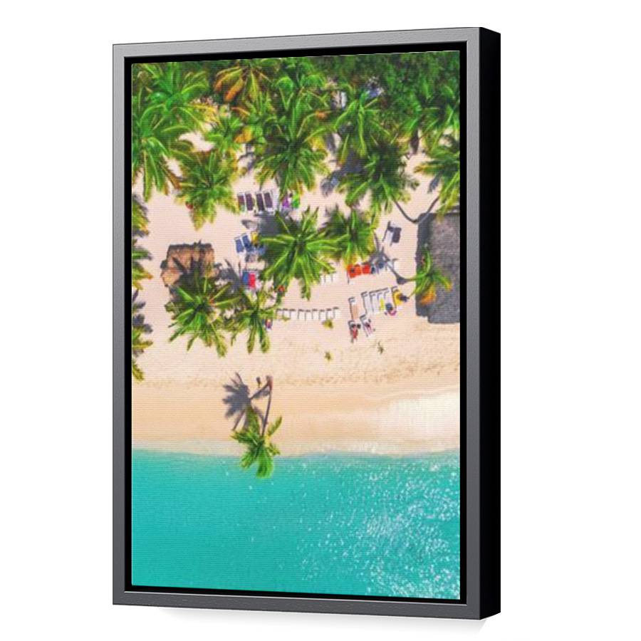 Thumbnail for Canvas - Black Floating Frame