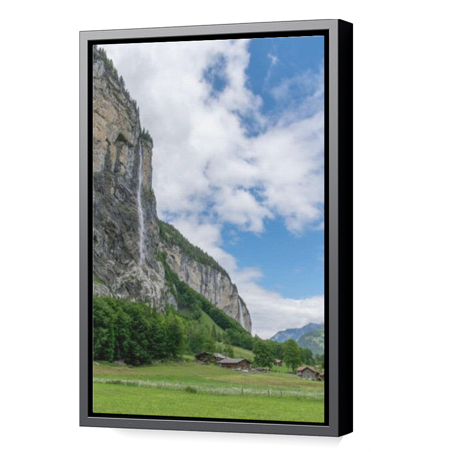 Thumbnail for Canvas - Black Floating Frame