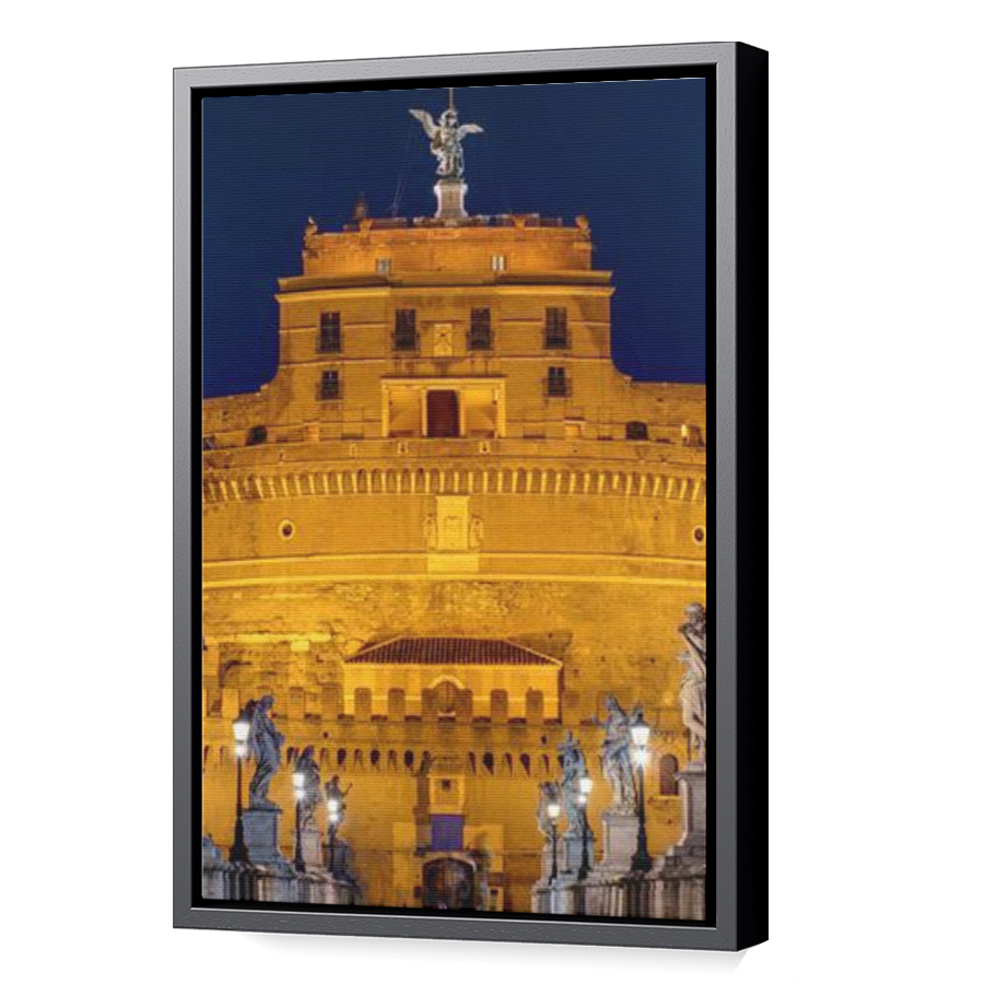 Thumbnail for Canvas - Black Floating Frame