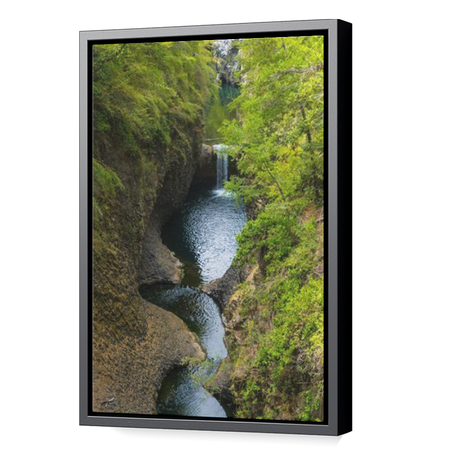 Thumbnail for Canvas - Black Floating Frame