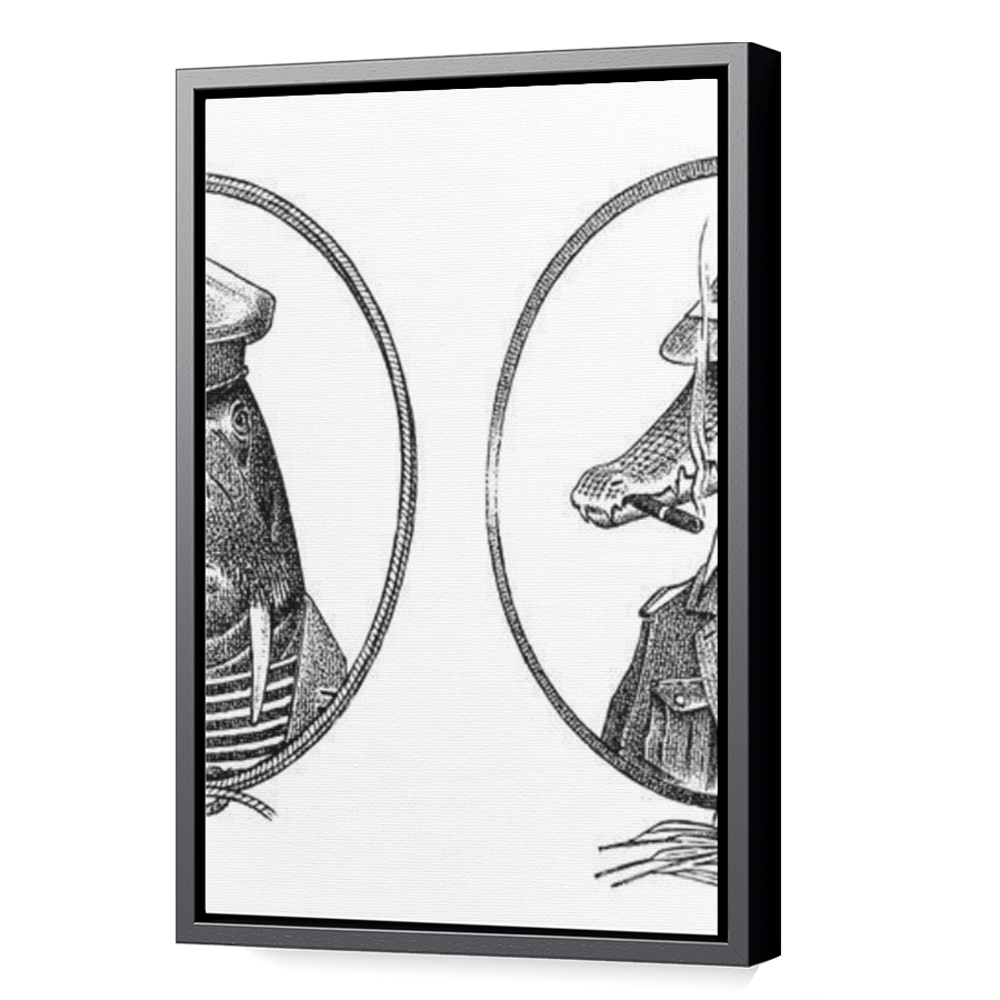 Thumbnail for Canvas - Black Floating Frame