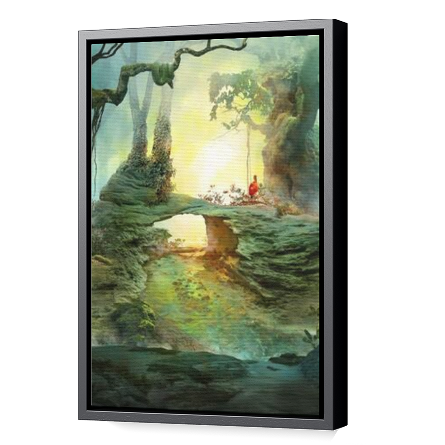 Thumbnail for Canvas - Black Floating Frame