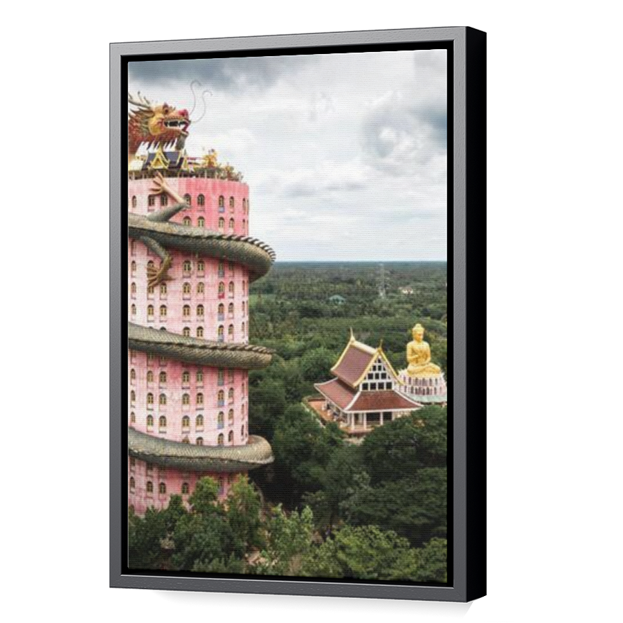 Thumbnail for Canvas - Black Floating Frame