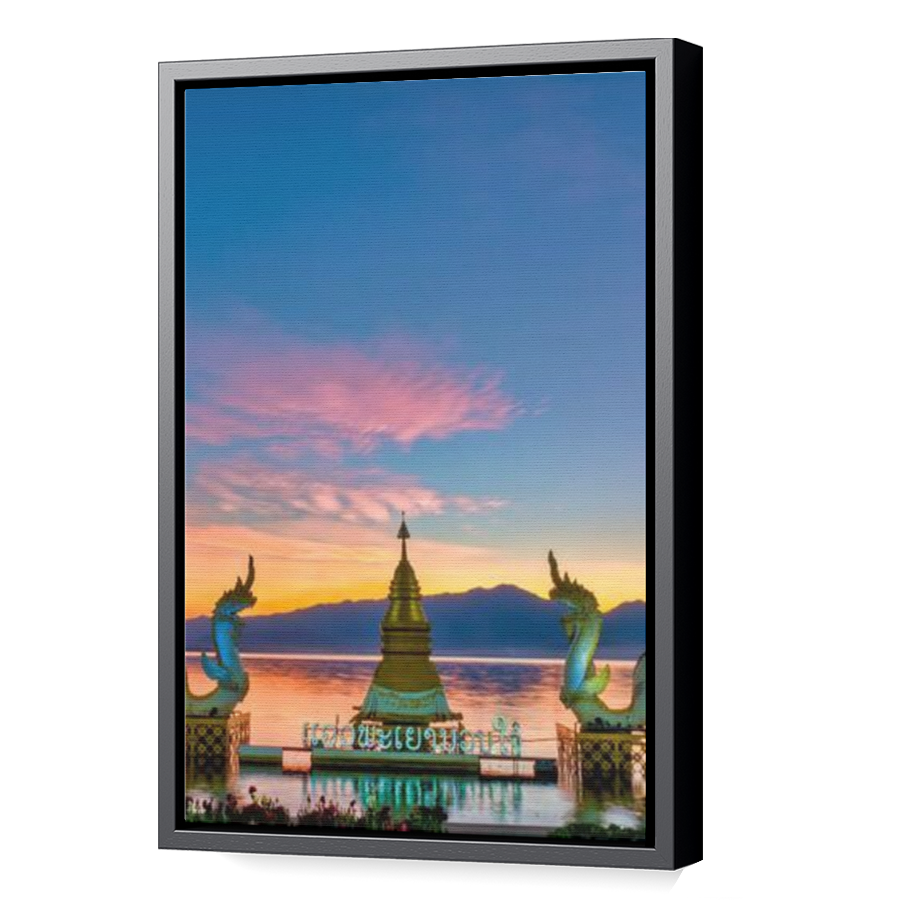 Thumbnail for Canvas - Black Floating Frame