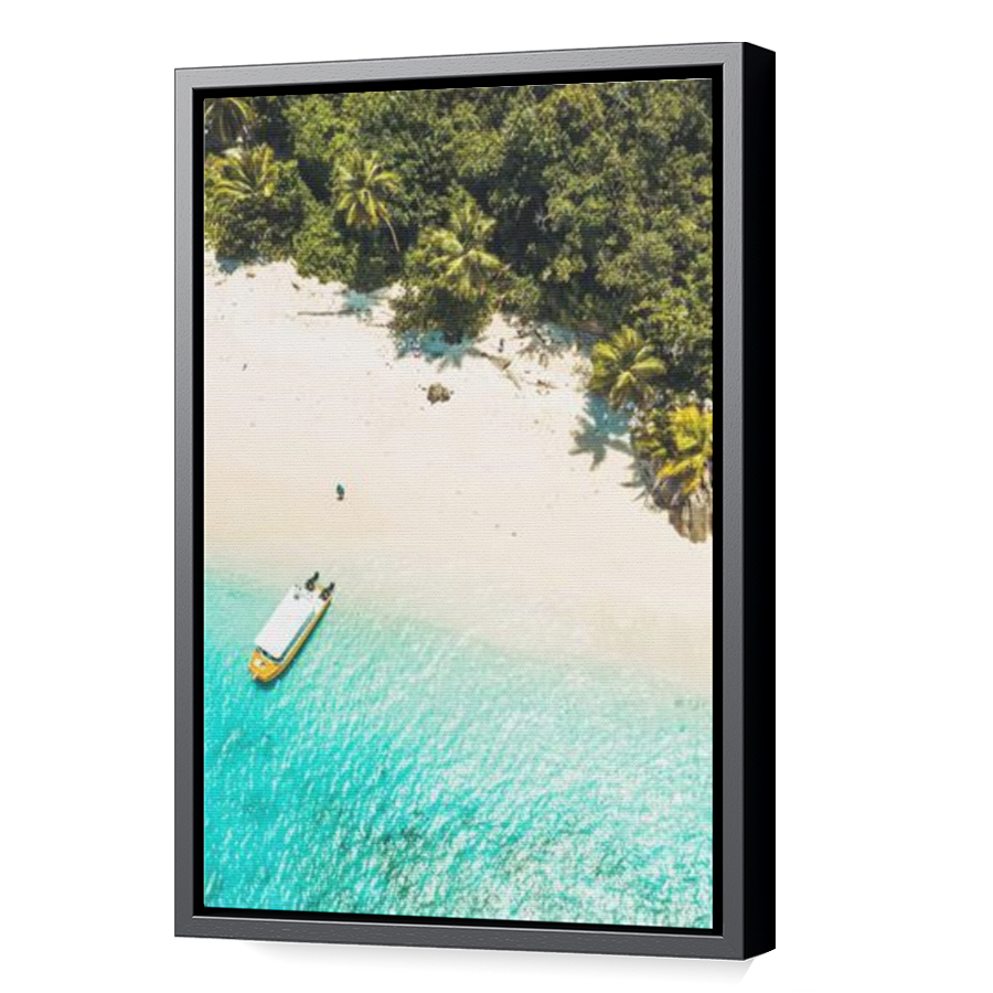 Thumbnail for Canvas - Black Floating Frame