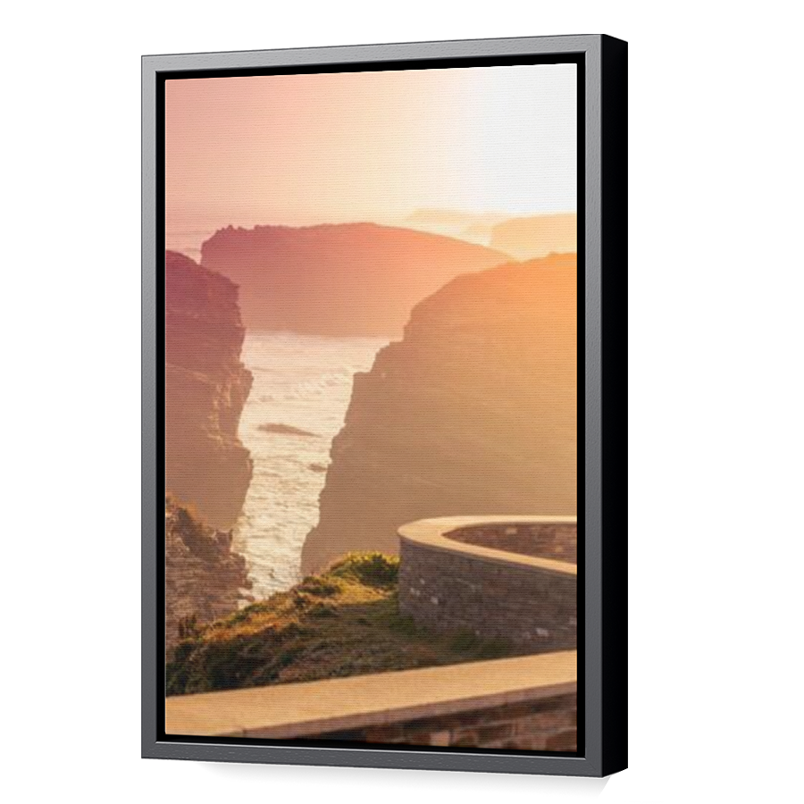 Thumbnail for Canvas - Black Floating Frame