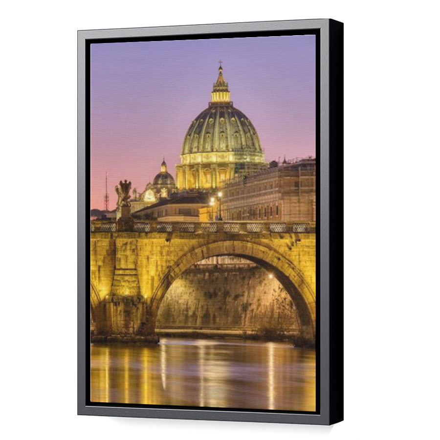 Thumbnail for Canvas - Black Floating Frame