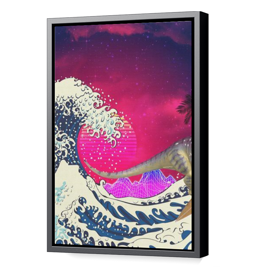 Thumbnail for Canvas - Black Floating Frame