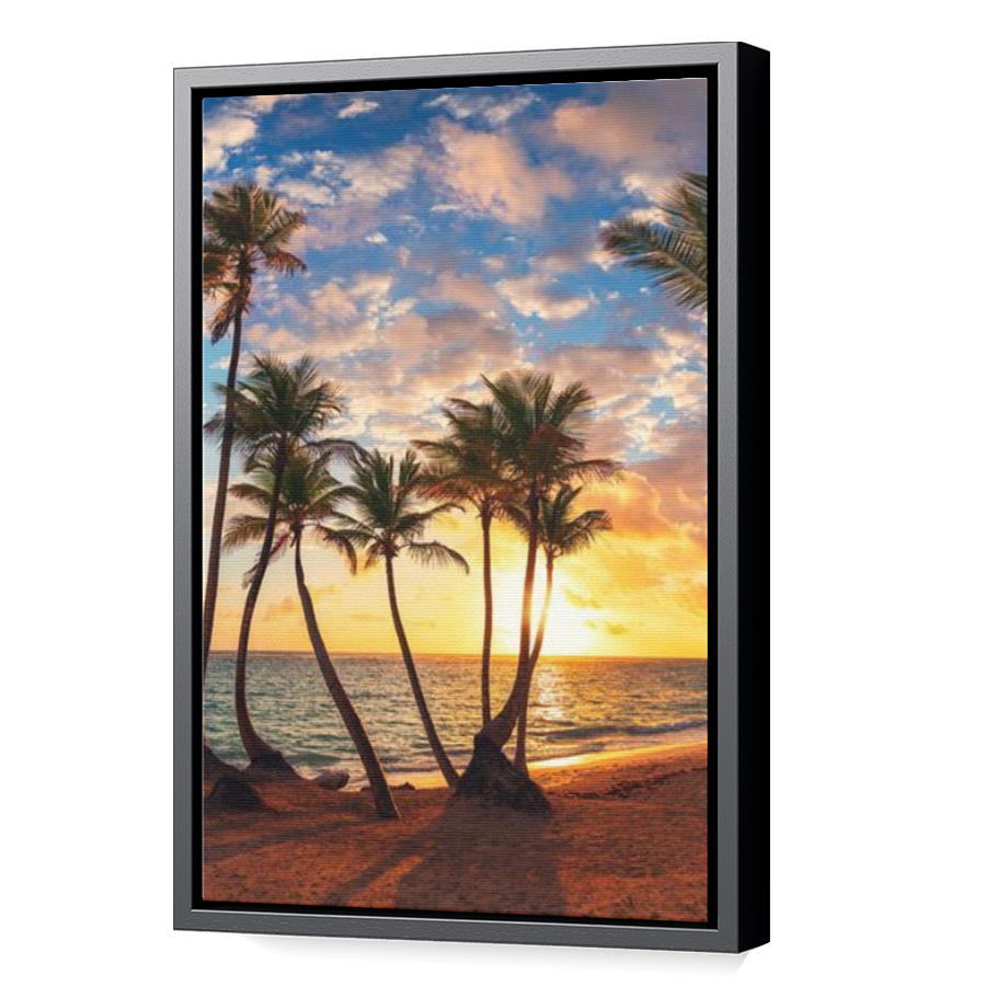 Thumbnail for Canvas - Black Floating Frame