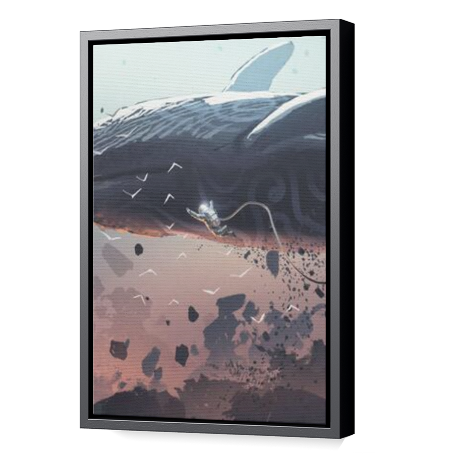 Thumbnail for Canvas - Black Floating Frame