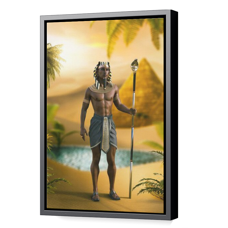 Thumbnail for Canvas - Black Floating Frame