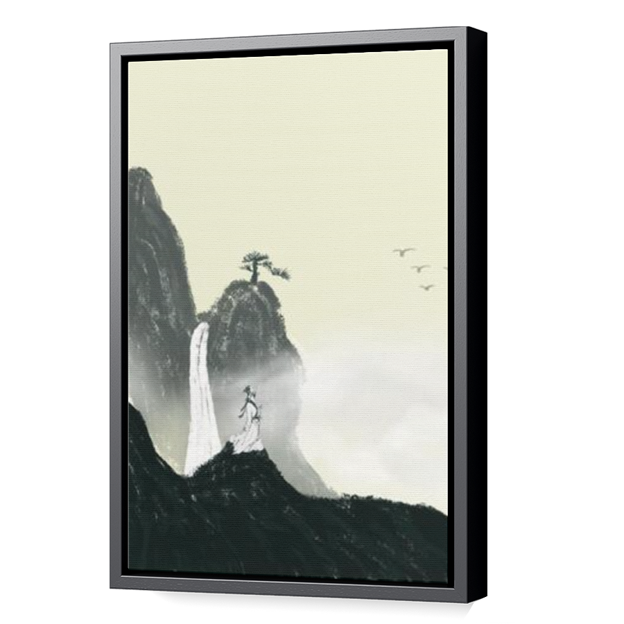 Thumbnail for Canvas - Black Floating Frame