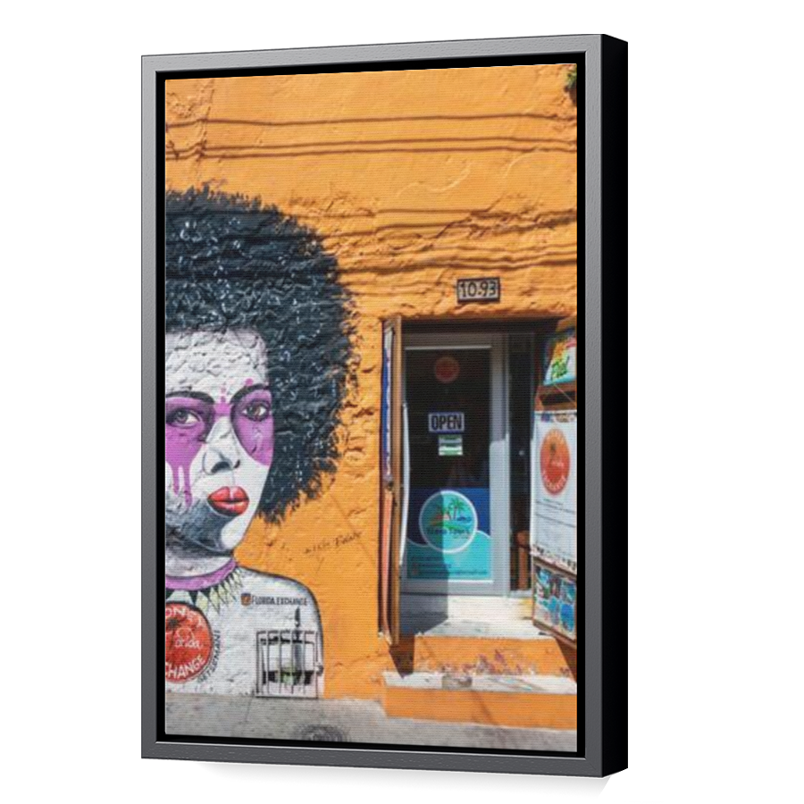 Thumbnail for Canvas - Black Floating Frame