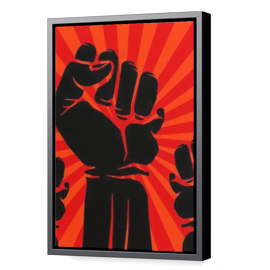 Thumbnail for Canvas - Black Floating Frame