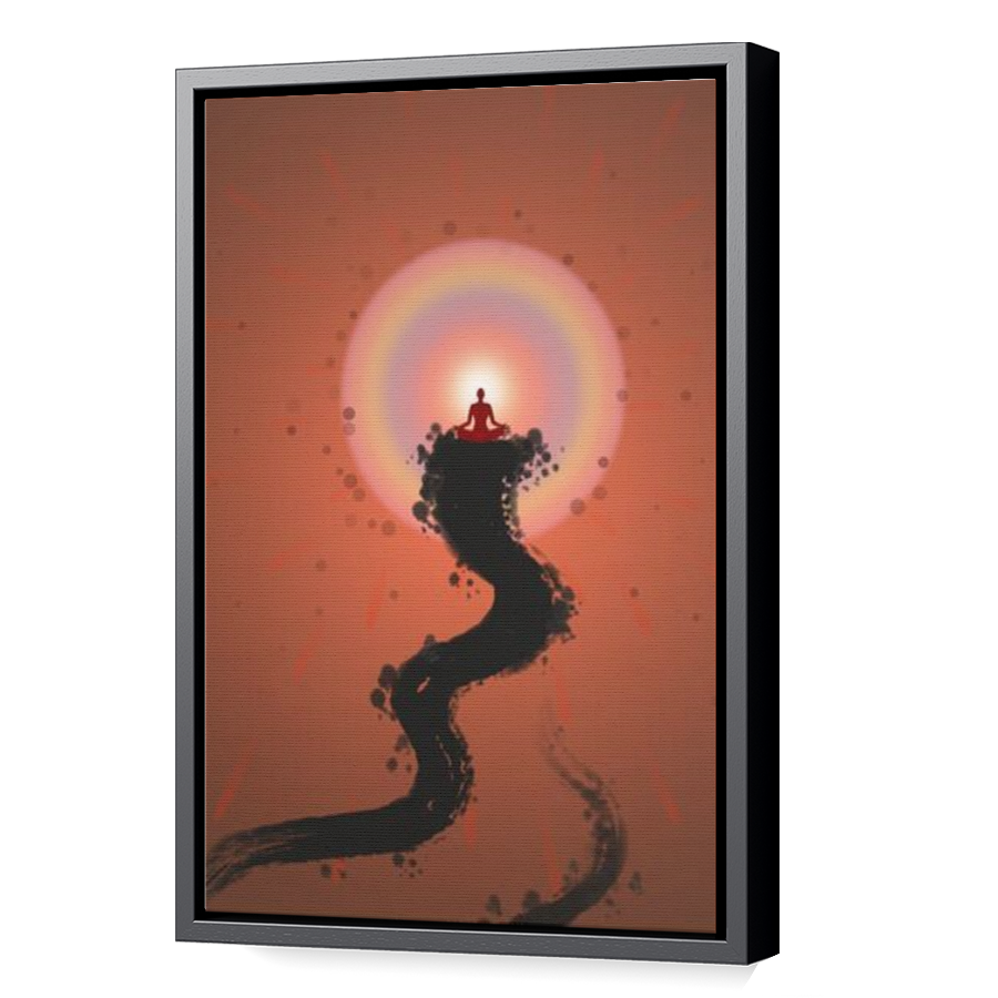 Thumbnail for Canvas - Black Floating Frame