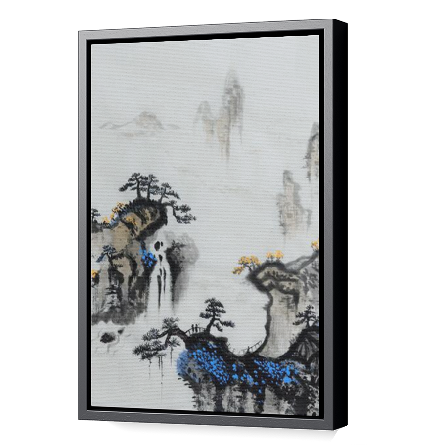 Thumbnail for Canvas - Black Floating Frame