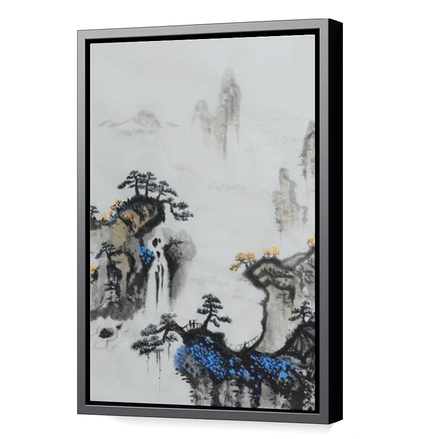 Thumbnail for Canvas - Black Floating Frame