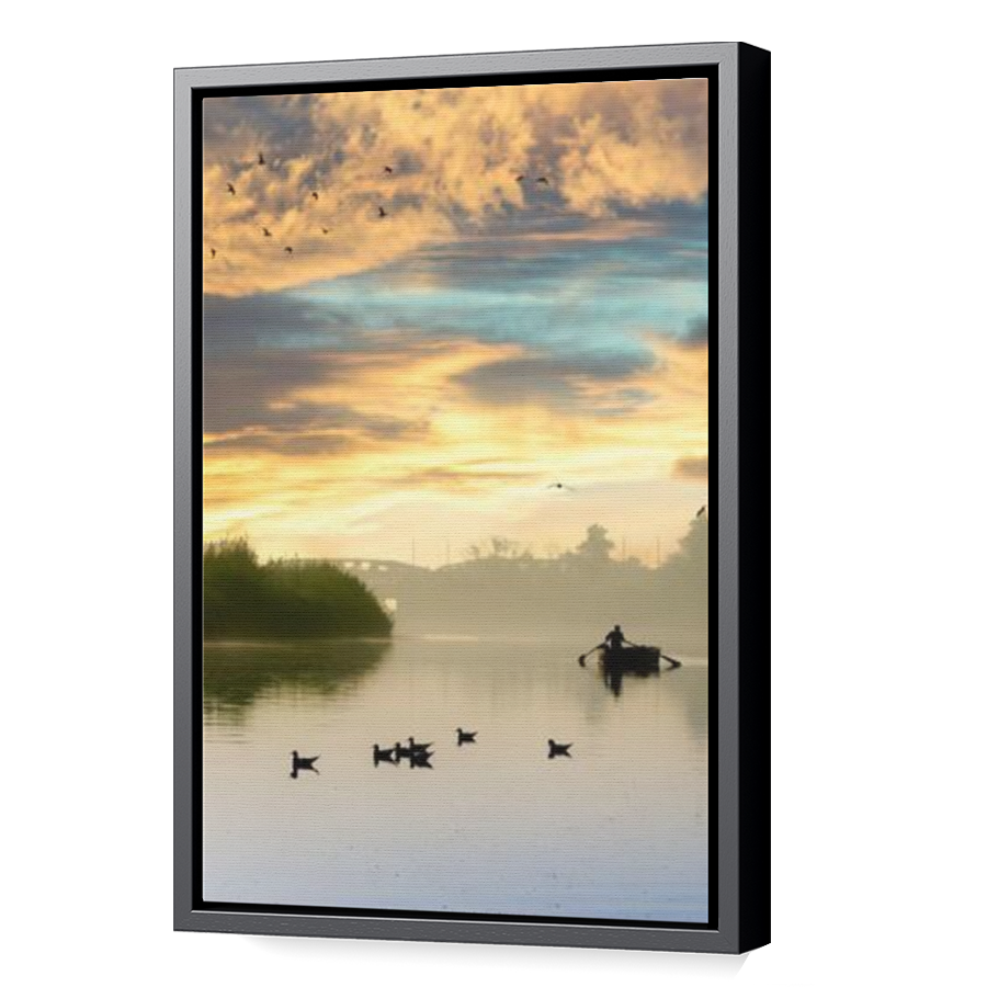Thumbnail for Canvas - Black Floating Frame