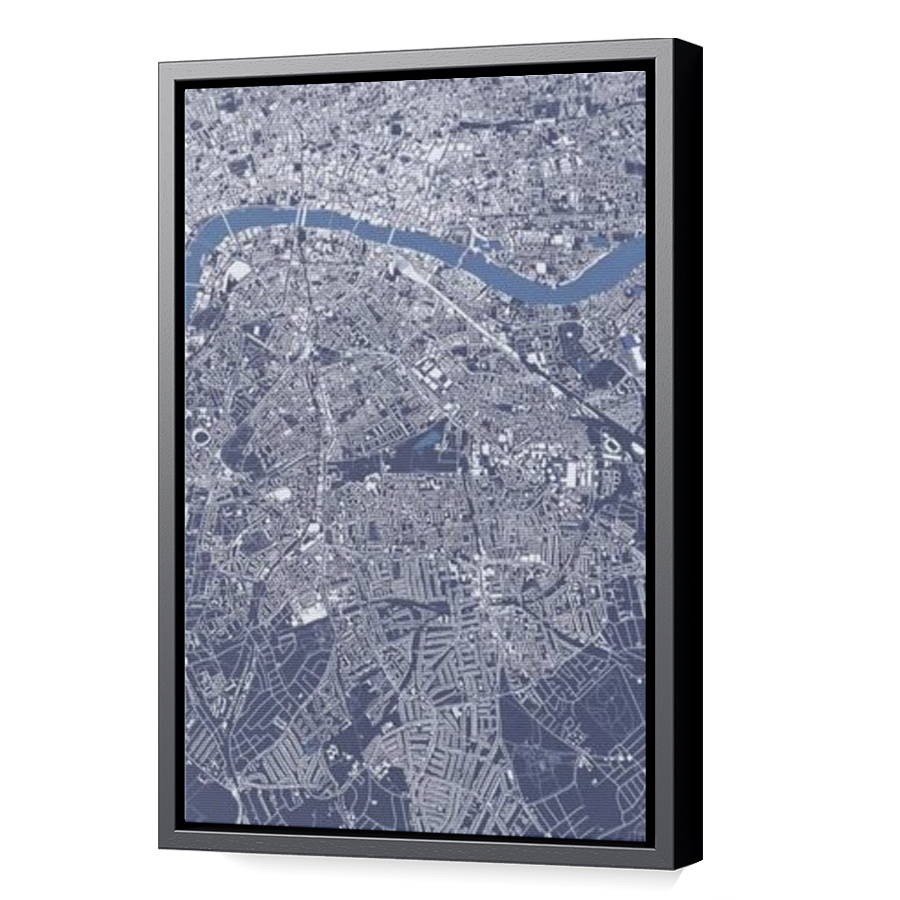 Thumbnail for Canvas - Black Floating Frame