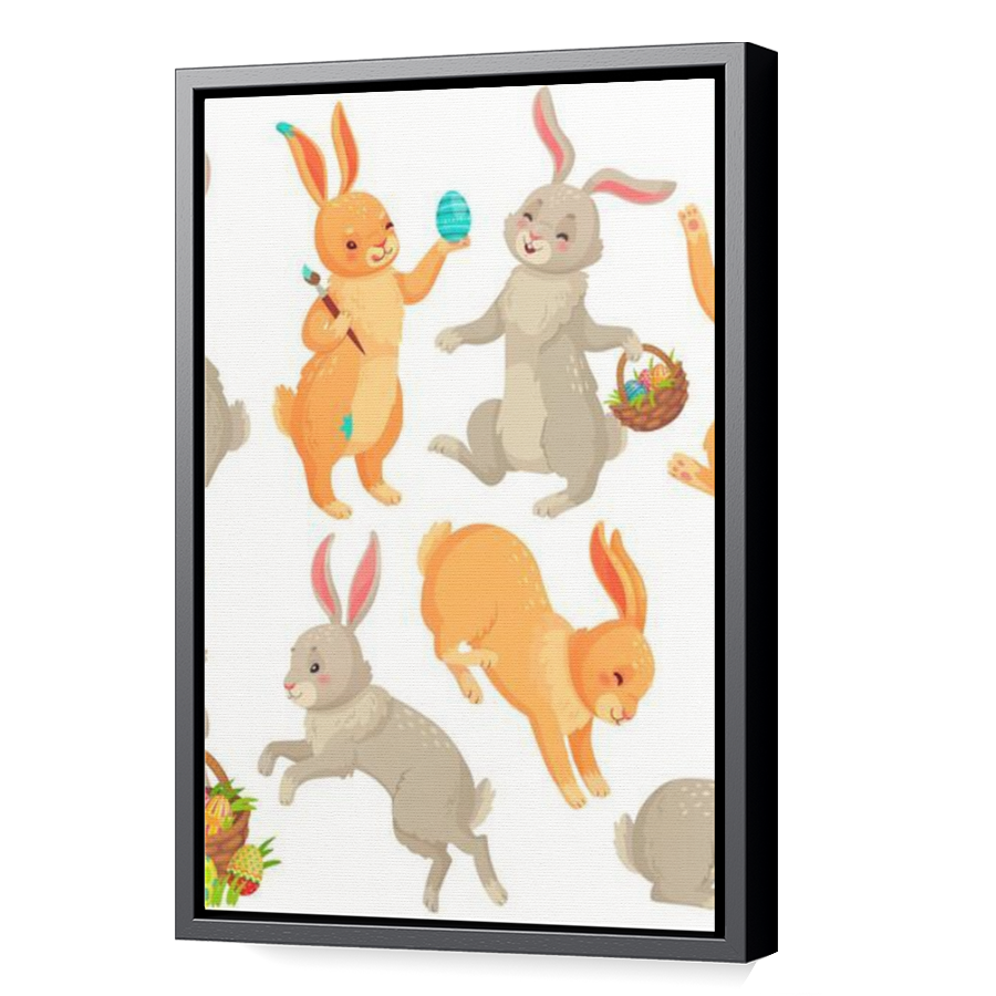 Thumbnail for Canvas - Black Floating Frame