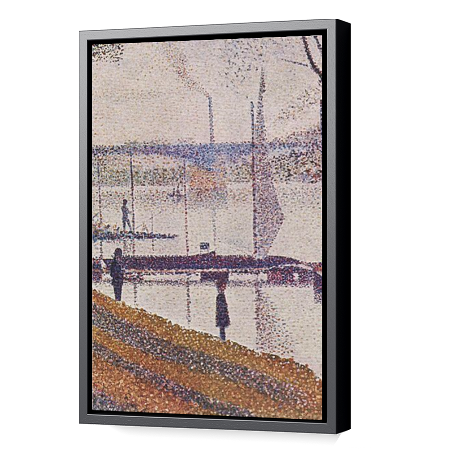Thumbnail for Canvas - Black Floating Frame