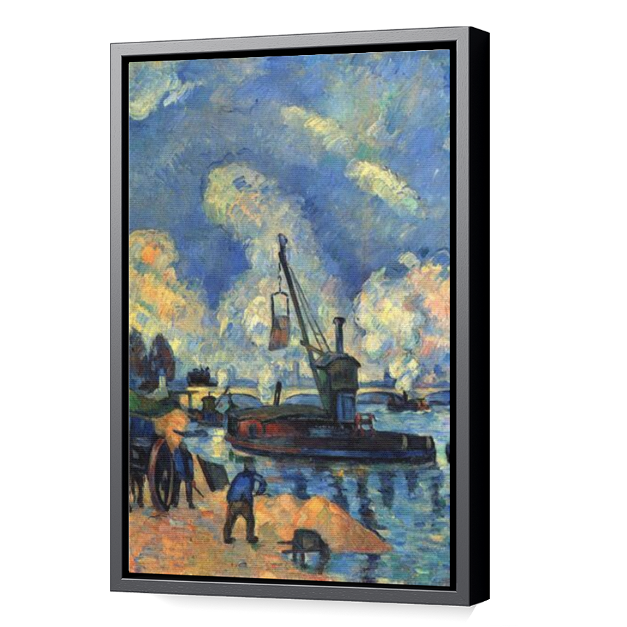 Thumbnail for Canvas - Black Floating Frame