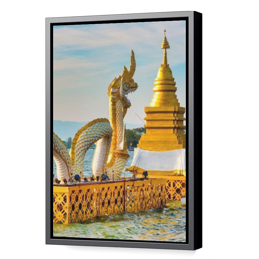 Thumbnail for Canvas - Black Floating Frame