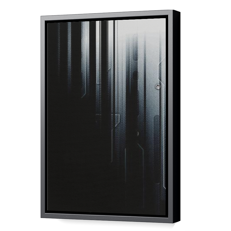 Thumbnail for Canvas - Black Floating Frame