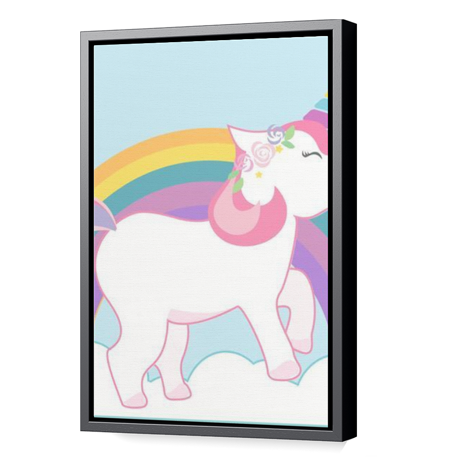 Thumbnail for Canvas - Black Floating Frame