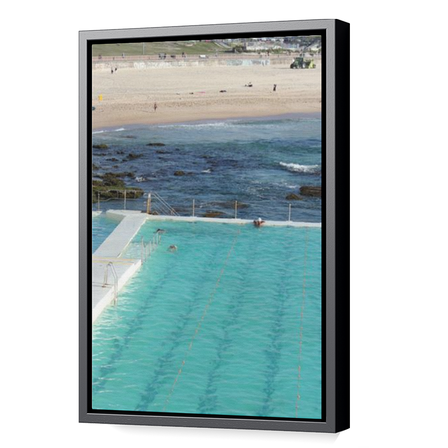 Thumbnail for Canvas - Black Floating Frame