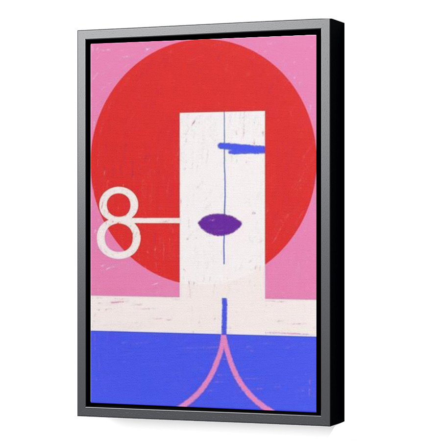 Thumbnail for Canvas - Black Floating Frame