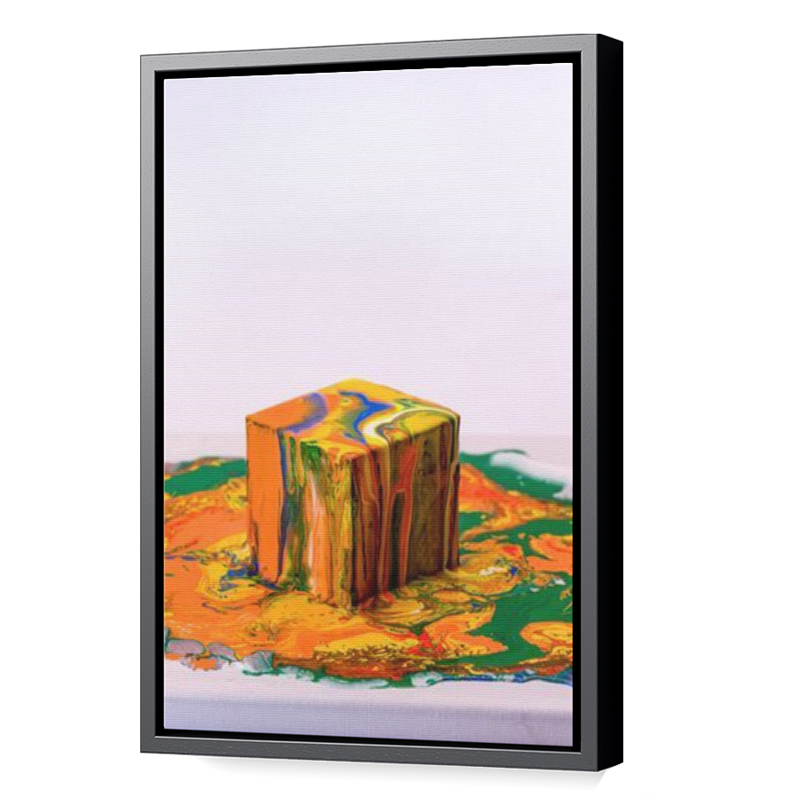 Thumbnail for Canvas - Black Floating Frame