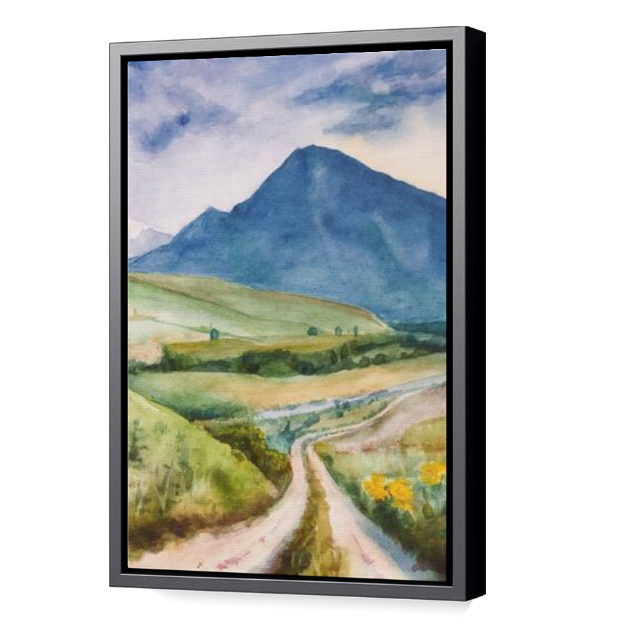 Thumbnail for Canvas - Black Floating Frame
