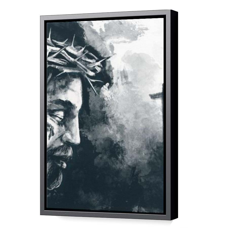 Thumbnail for Canvas - Black Floating Frame