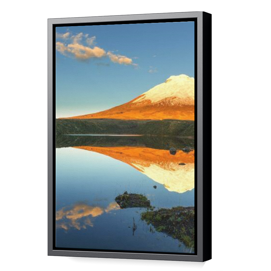 Thumbnail for Canvas - Black Floating Frame