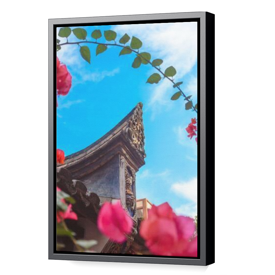 Thumbnail for Canvas - Black Floating Frame