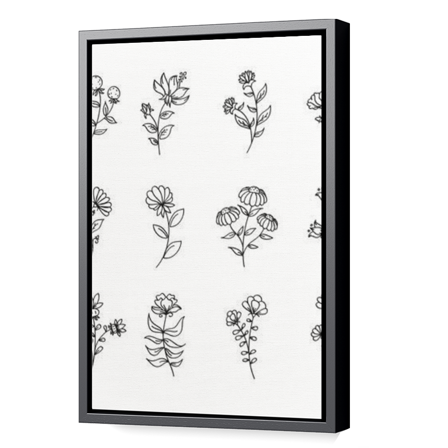 Thumbnail for Canvas - Black Floating Frame