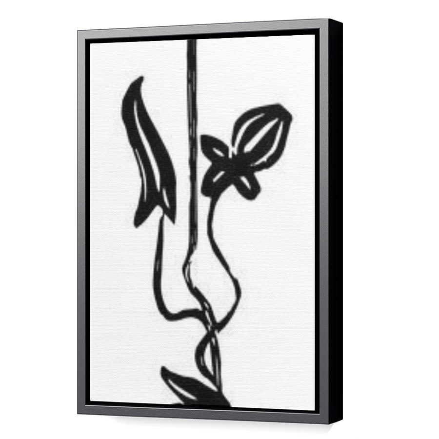 Thumbnail for Canvas - Black Floating Frame