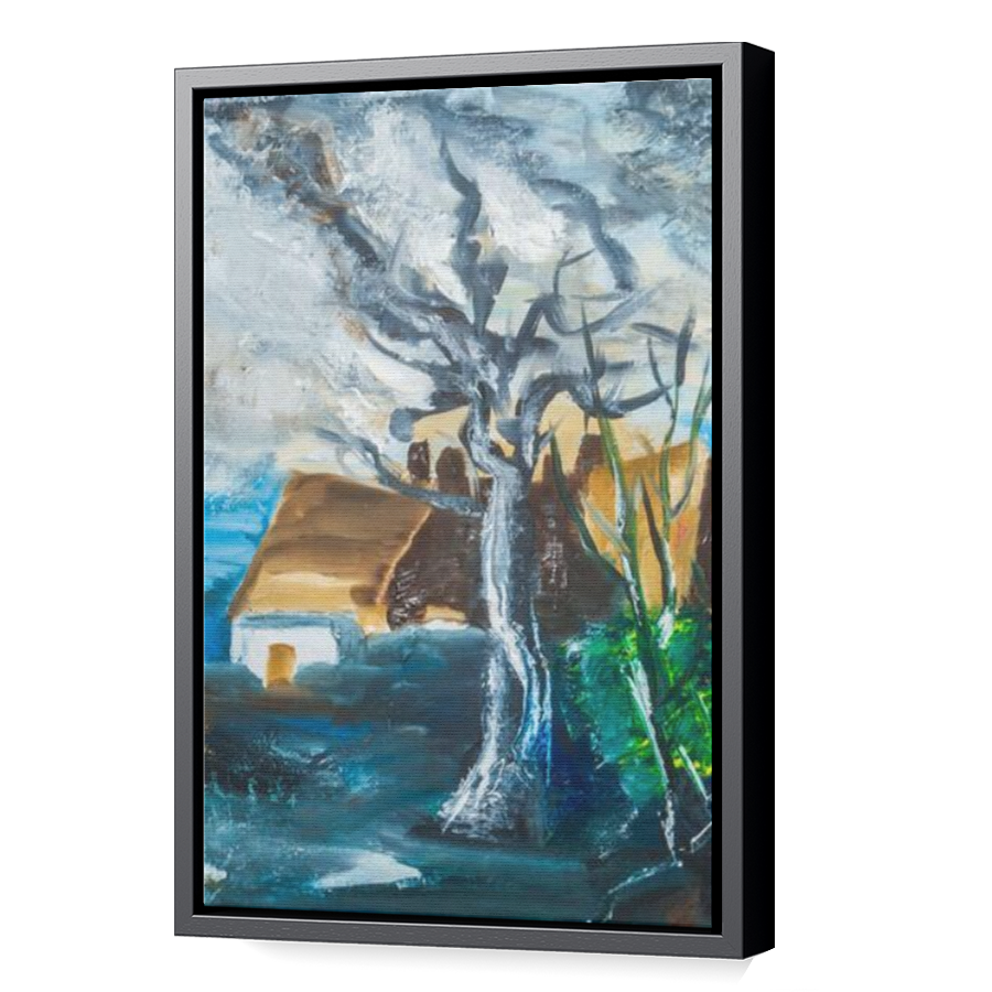 Thumbnail for Canvas - Black Floating Frame