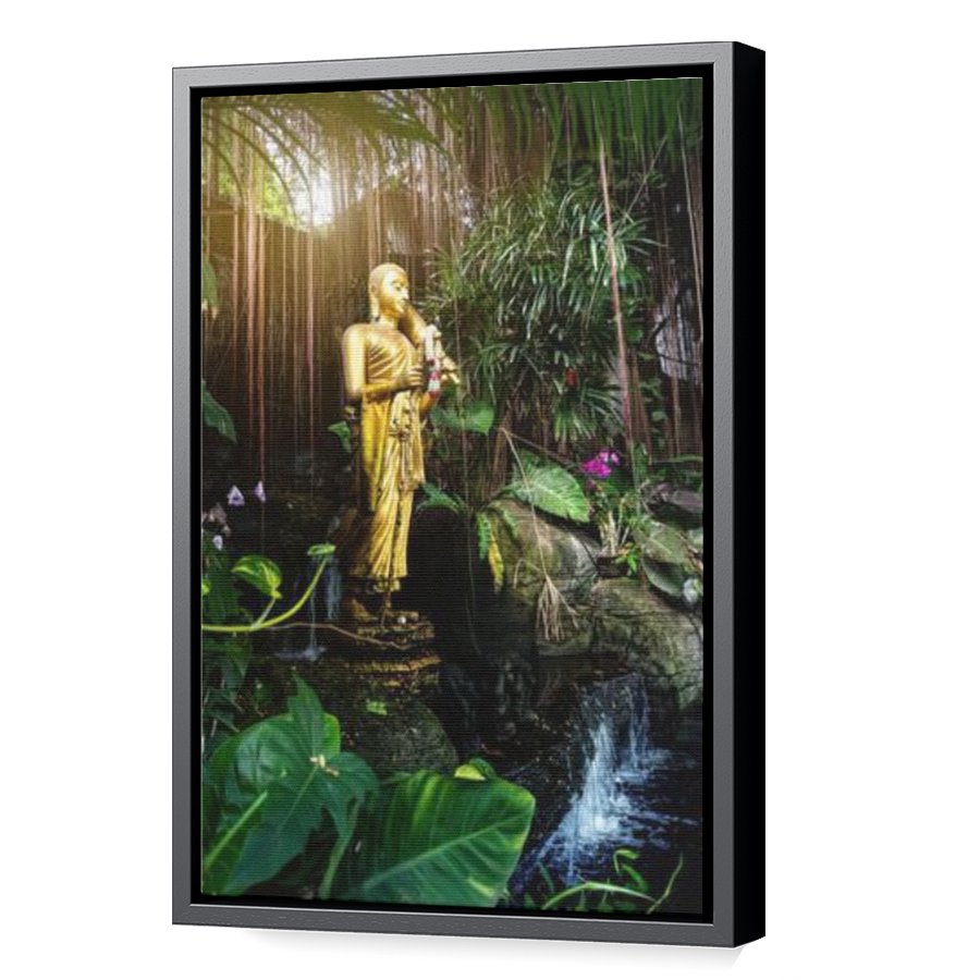 Thumbnail for Canvas - Black Floating Frame